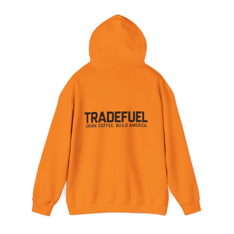 Tradefuel Coffee Safety Orange Hoodie